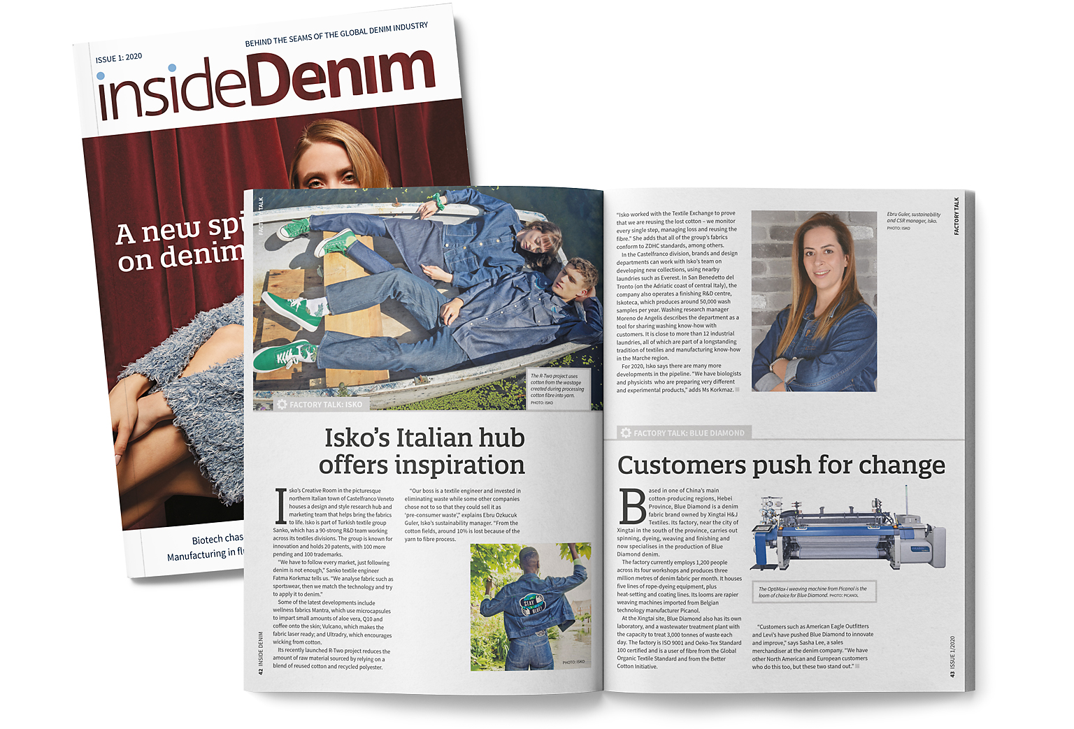 Inside Denim launch magazine